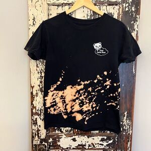 Customized one of a kind VSTR Zero Cares Bear Mens T-Shirt. Size M.